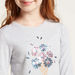 Juniors Embellished Round Neck T-shirt with Long Sleeves-T Shirts-thumbnail-2