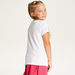Juniors Graphic Print Round Neck T-shirt with Short Sleeves and Sequin Detail-T Shirts-thumbnail-3