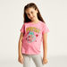 Juniors Embellished Round Neck T-shirt with Short Sleeves-T Shirts-thumbnail-0