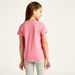 Juniors Embellished Round Neck T-shirt with Short Sleeves-T Shirts-thumbnail-3