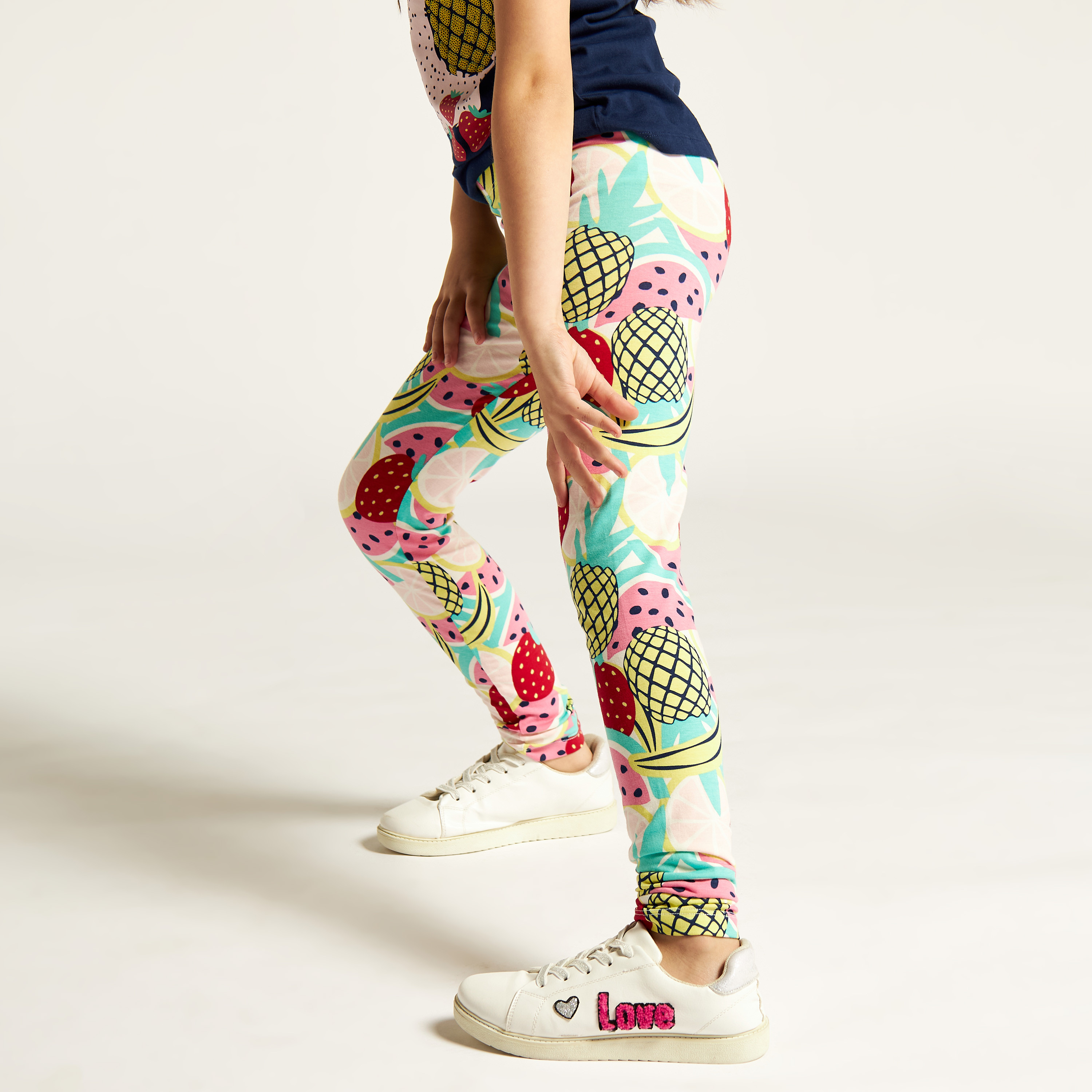 Shop Juniors Printed Leggings with 