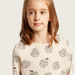 Juniors All-Over Printed Knit Dress with Long Sleeves-Dresses%2C Gowns and Frocks-thumbnail-1
