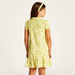 Juniors Floral Print Polo Dress with Short Sleeves-Dresses%2C Gowns and Frocks-thumbnail-3