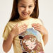 Juniors Embellished Crew Neck T-shirt with Short Sleeves-T Shirts-thumbnail-2