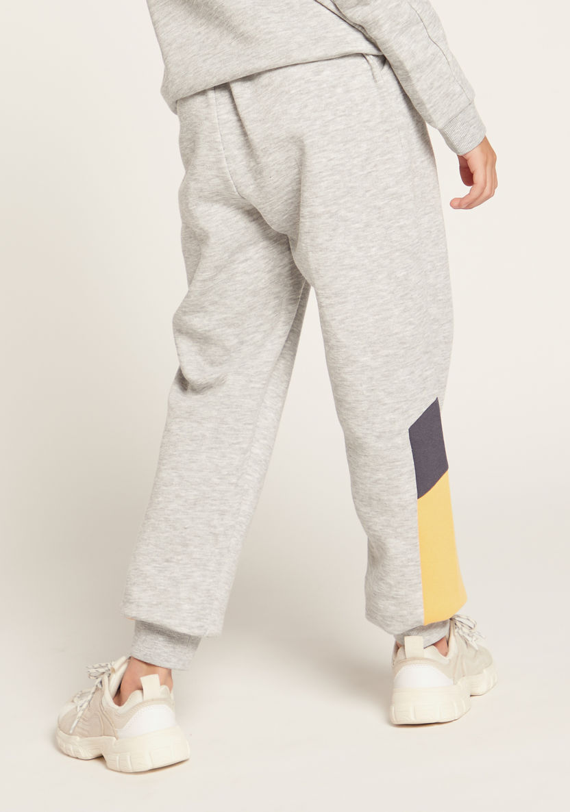 Juniors Panelled Joggers with Pockets and Drawstring Closure-Joggers-image-3