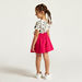 Juniors Solid Shorts with Paper Bag Waist and Braided Tie-Ups-Shorts-thumbnail-3