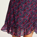 Juniors Floral Print Mini Skirt with Elasticated Waistband-Skirts-thumbnail-2