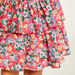 Juniors Floral Print Tiered Skirt with Elasticated Waistband-Skirts-thumbnailMobile-2