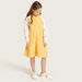 Juniors Colourblocked Hooded Dress with Long Sleeves-Dresses%2C Gowns and Frocks-thumbnail-2