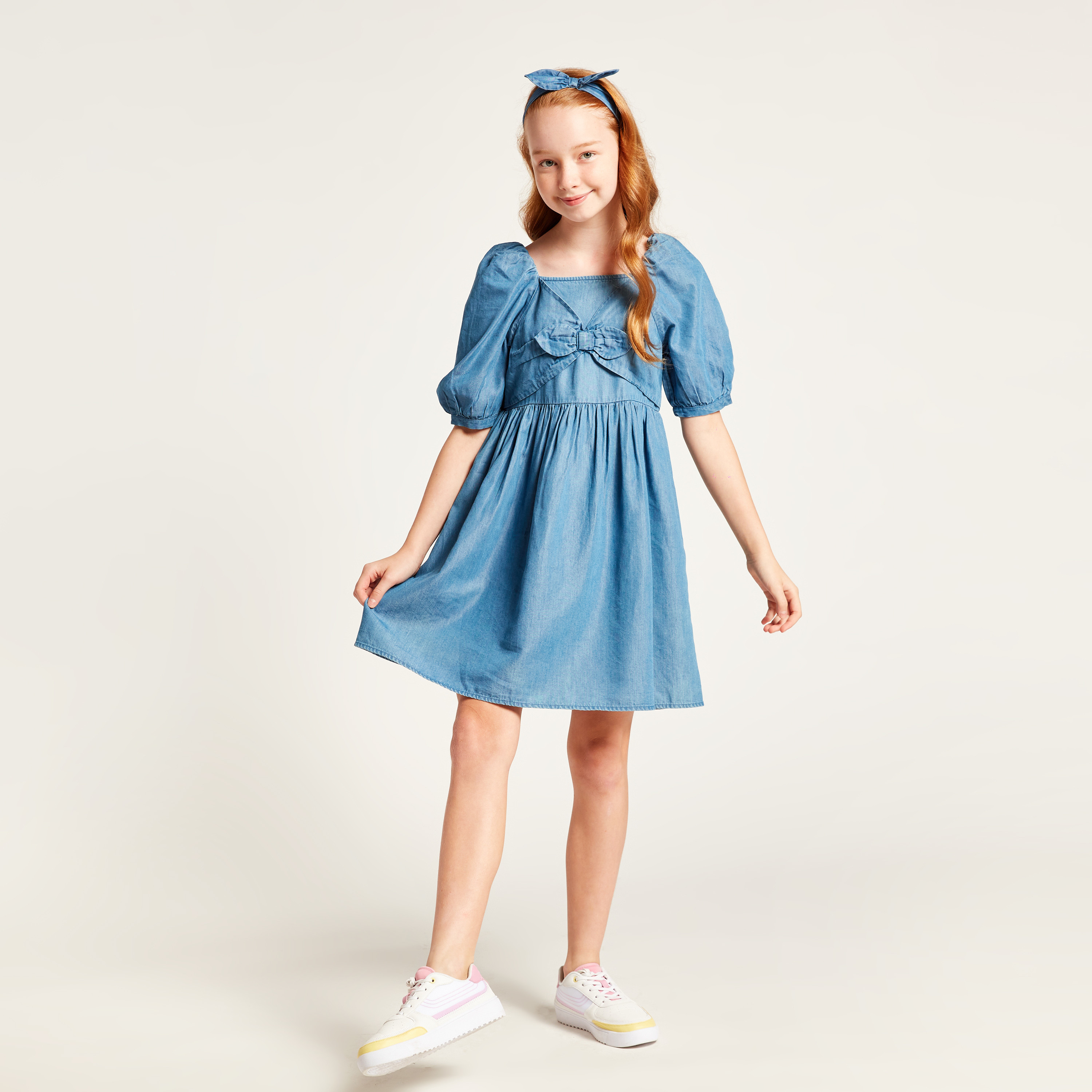 Blue jean 2025 dresses for juniors