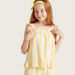 Juniors Striped Sleeveless Top and Shorts Set-Clothes Sets-thumbnail-3