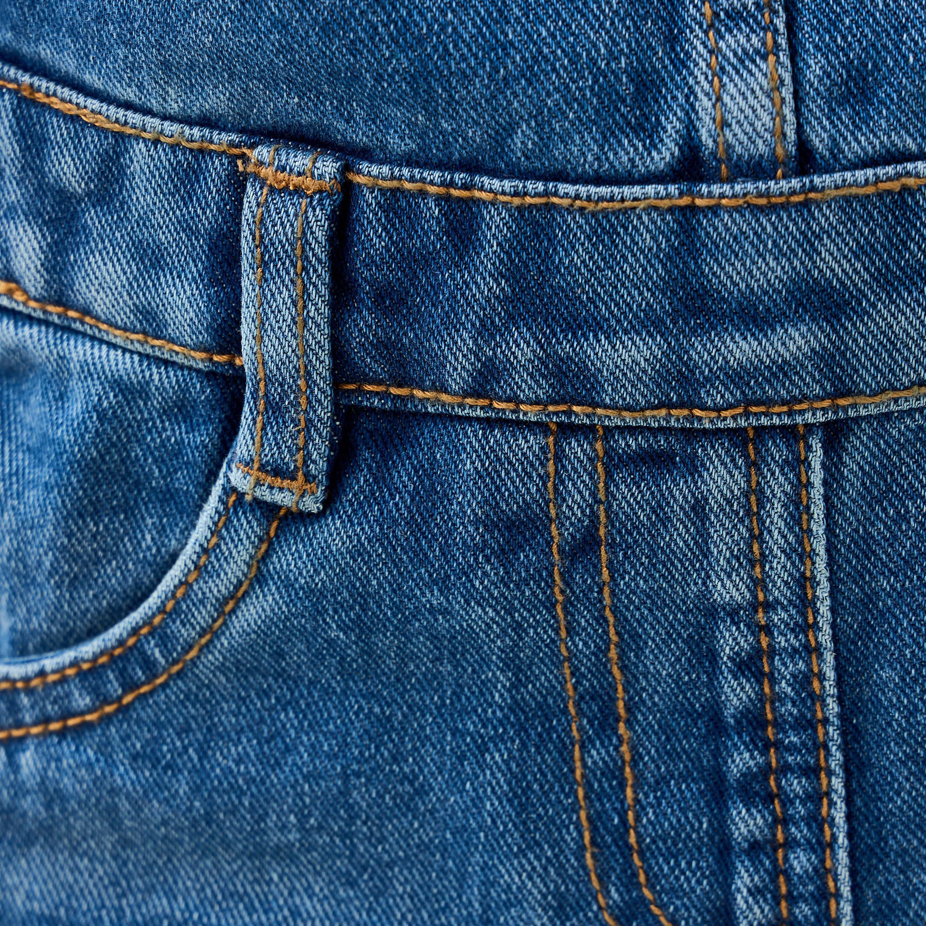 Juniors Denim Dungarees with Pockets-girls-clothing-dressesandjumpsuits-image-6