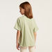Eligo Floral Print T-shirt with Short Sleeves-T Shirts-thumbnail-3