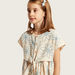 Eligo All-Over Print A-line Dress with Tie-Up Belt-Dresses%2C Gowns and Frocks-thumbnail-2