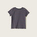 Lee Cooper Striped Round Neck T-shirt with Short Sleeves-T Shirts-thumbnail-3