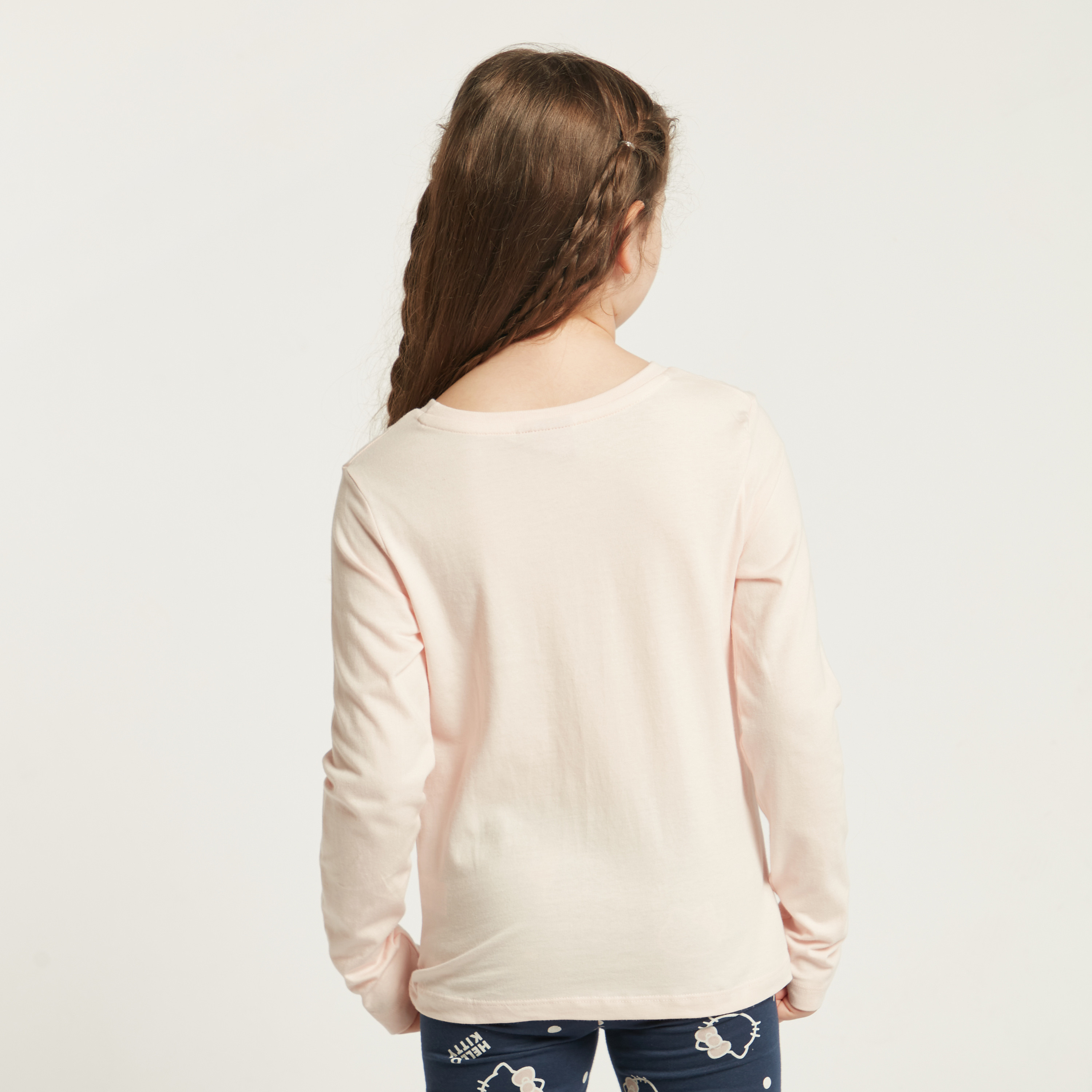 تيشيرت بأكمام طويلة وطبعات هالو كيتي من سانريو-girls-clothing-schoolwear-tshirts-image-4