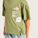 Sanrio Hello Kitty Stylized T-shirt with Short Sleeves-T Shirts-thumbnail-2
