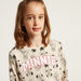 Disney All-Over Minnie Mouse Print T-shirt with Long Sleeves-T Shirts-thumbnail-2