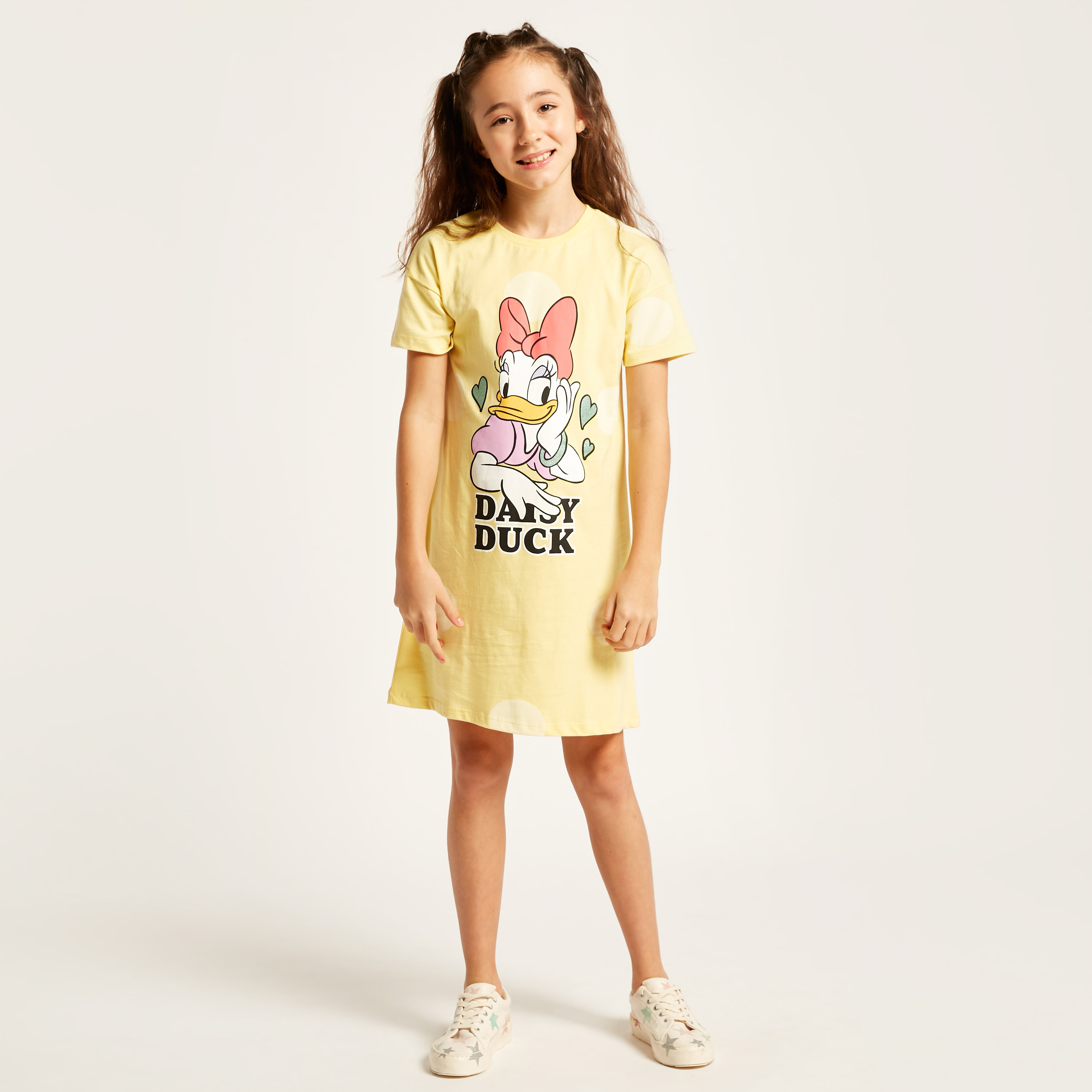 My little duck dress appliqué and embroidered – Fancy Kids