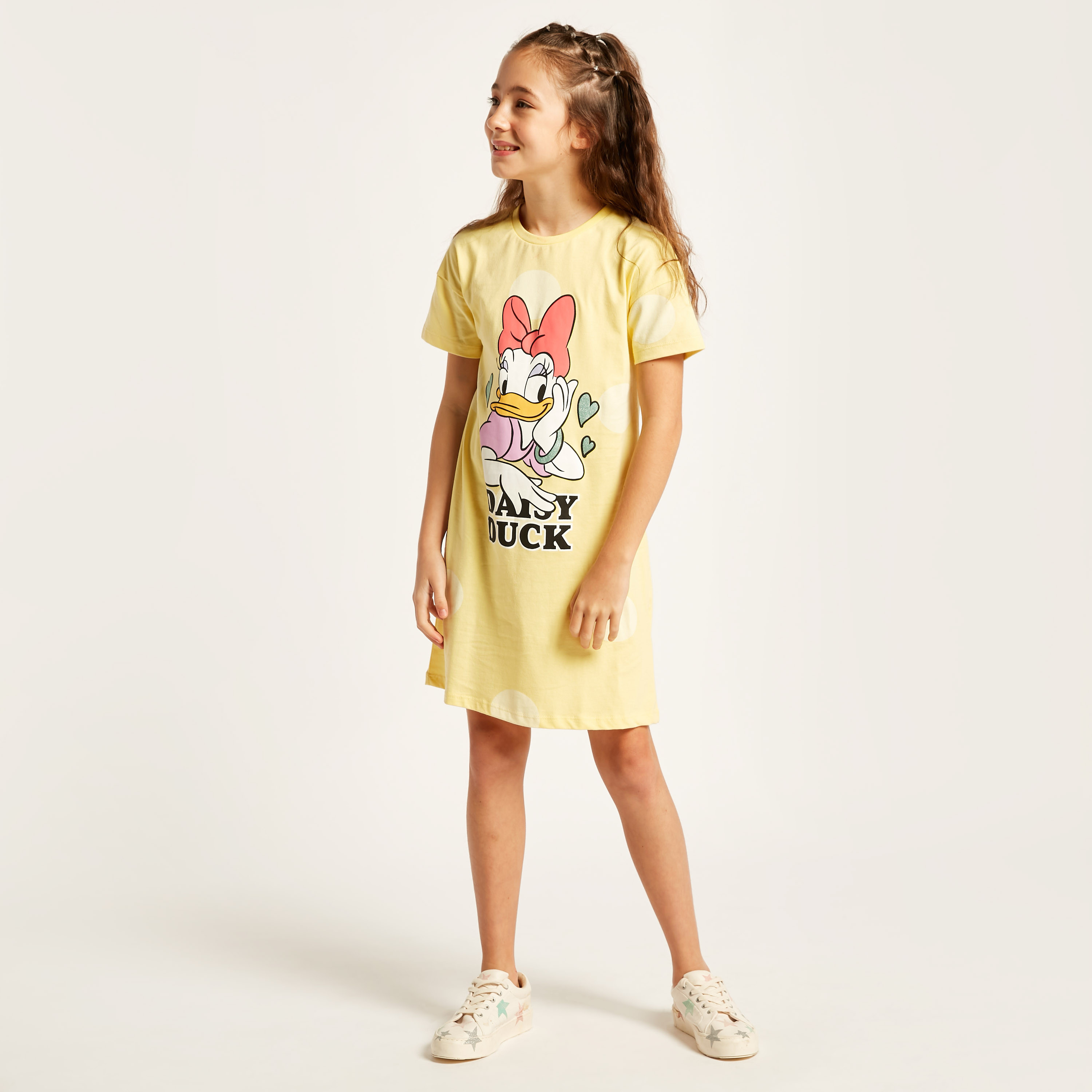 Tシャツ(半袖/袖なし) Disney Daisy Duck Print Jersey T-Shirt Disney Store Drops NEW Daisy Duck 85th Anniversary