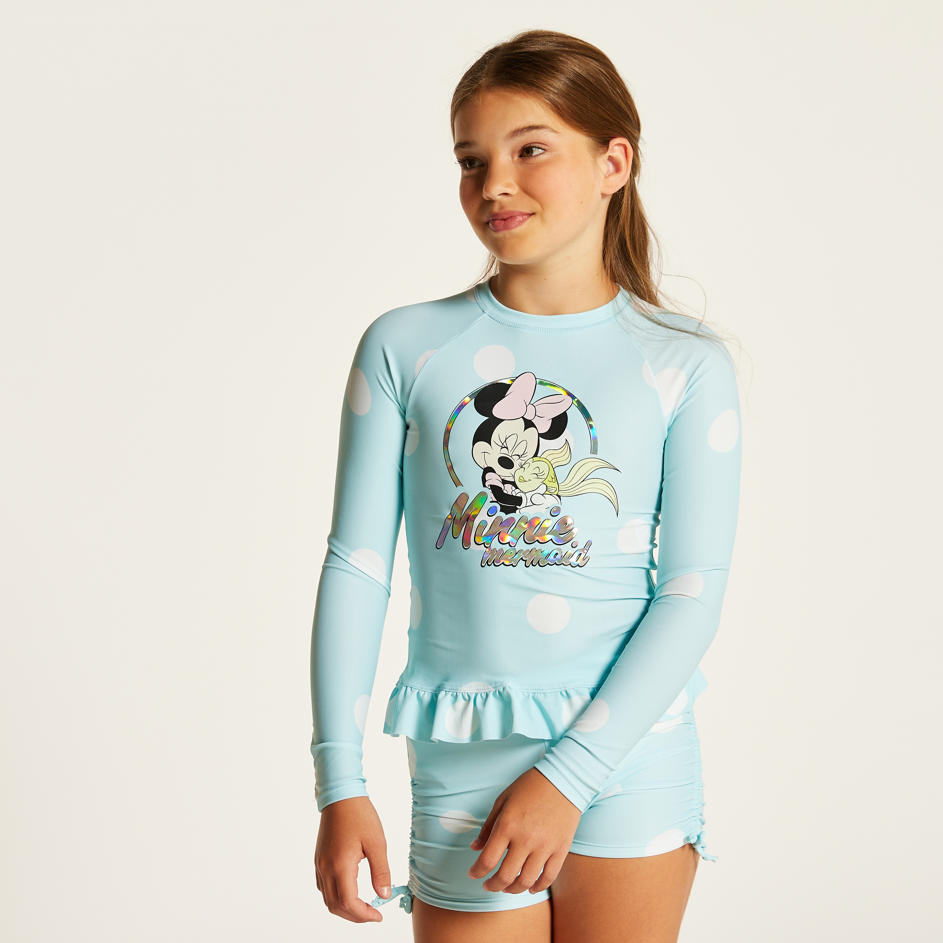 minnie mouse rash guard