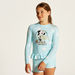 Disney Minnie Mouse Print Rash Guard and Swim Shorts Set-Swimwear-thumbnail-0