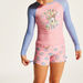 Disney Daffy Duck Print Rash Guard and Swim Shorts Set-Swimwear-thumbnailMobile-2