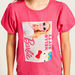 Sanrio Barbie Print Round Neck T-shirt with Balloon Sleeves-T Shirts-thumbnail-2