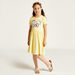 Sanrio Hello Kitty Dress with Round Neck and Short Sleeves-Dresses%2C Gowns and Frocks-thumbnail-1
