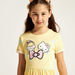 Sanrio Hello Kitty Dress with Round Neck and Short Sleeves-Dresses%2C Gowns and Frocks-thumbnail-2