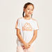 Kappa Printed T-shirt with Crew Neck and Short Sleeves-Tops-thumbnail-0