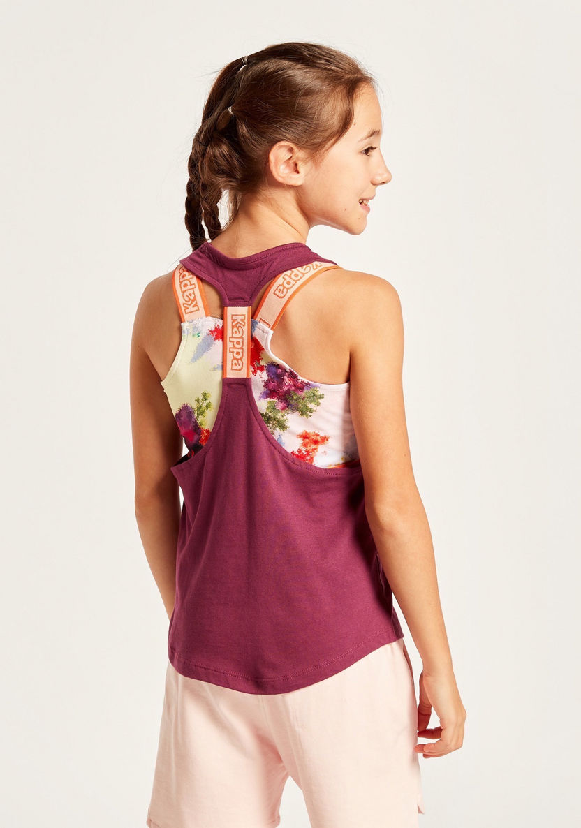 Kappa Printed Sleeveless Vest with Racerback-Vests-image-3