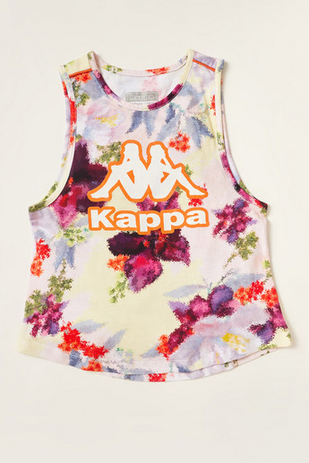 Kappa Printed Sleeveless T-Shirt
