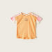 Kappa Logo Colourblock Crew Neck T-shirt with Short Sleeves-Tops-thumbnail-0