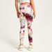 Kappa Floral Print Mid-Rise Leggings with Elasticated Waistband-Bottoms-thumbnail-3