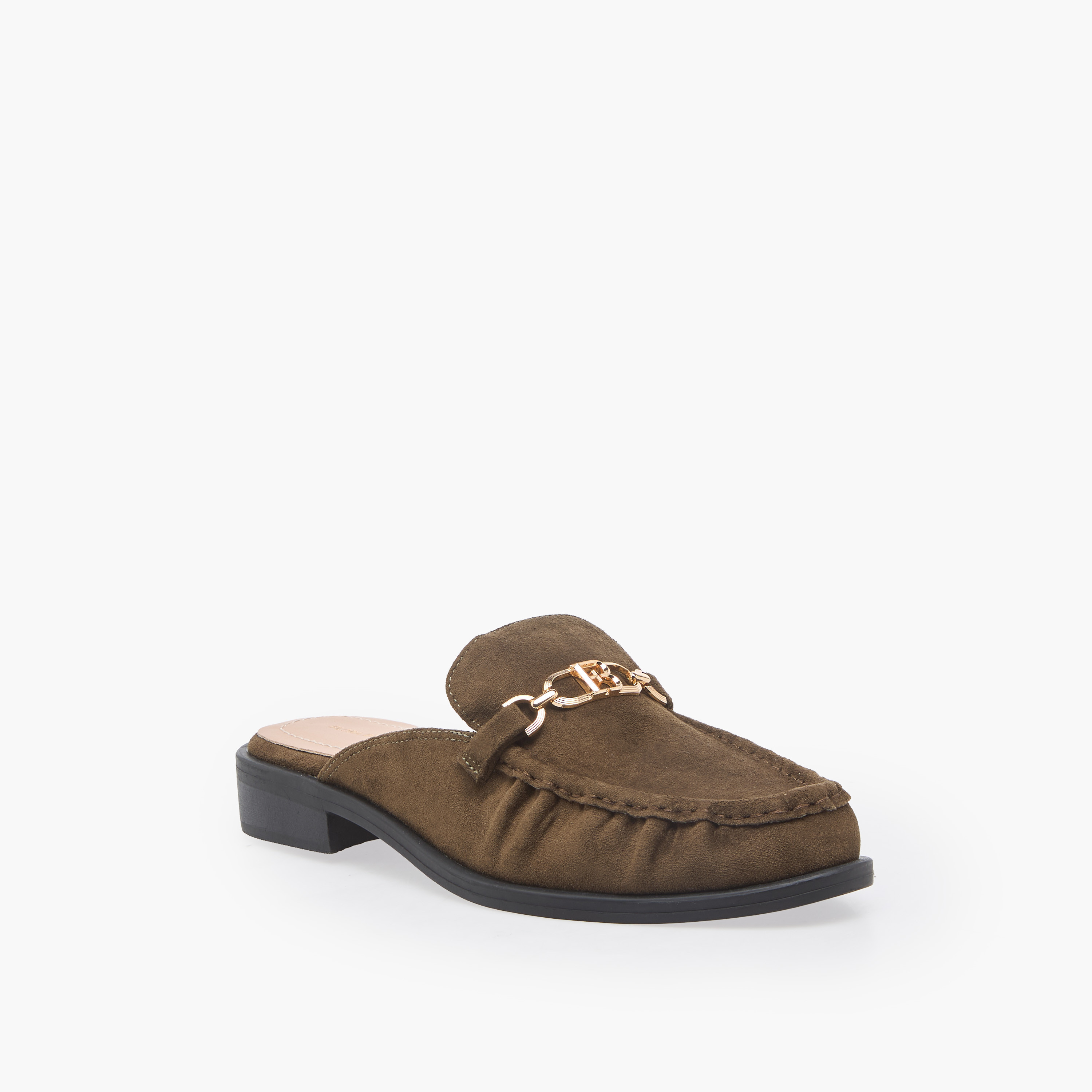 حذاء ميول بزينة ميتاليك للنساء من فلورا بيلا-women-shoes-flats-mules-image-2