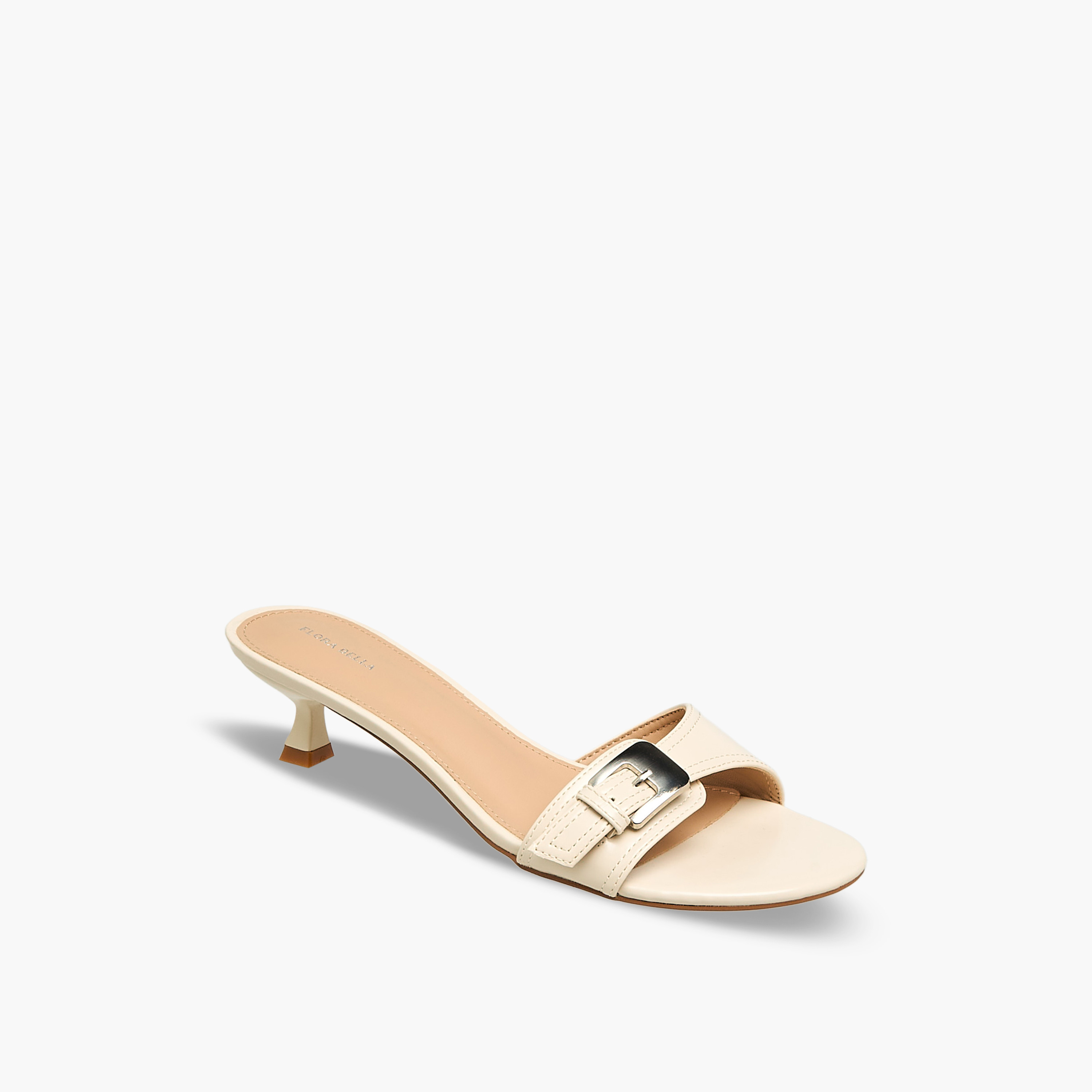 صندل بكعب صغير وزينة إبزيم للنساء من فلورا بيلا-women-shoes-sandals-heeled-image-2