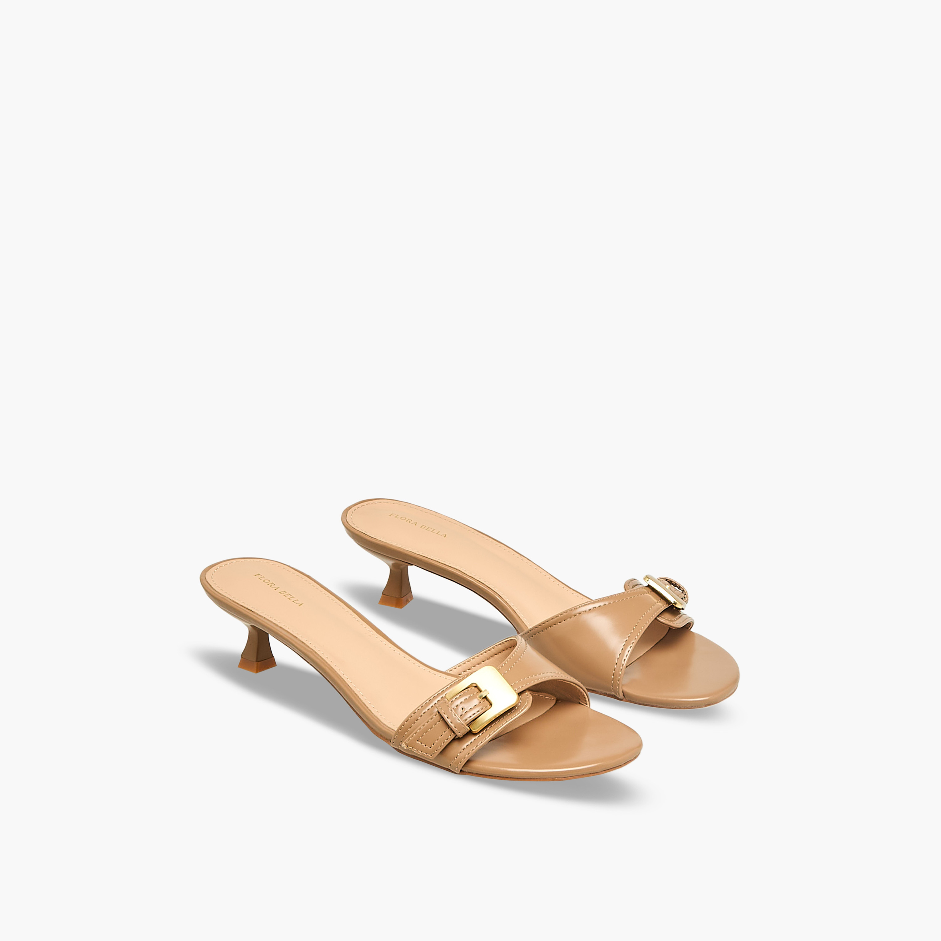 Flora Bella Women Buckle Accent Kitten Heel Sandals-women-shoes-sandals-heeled-image-1