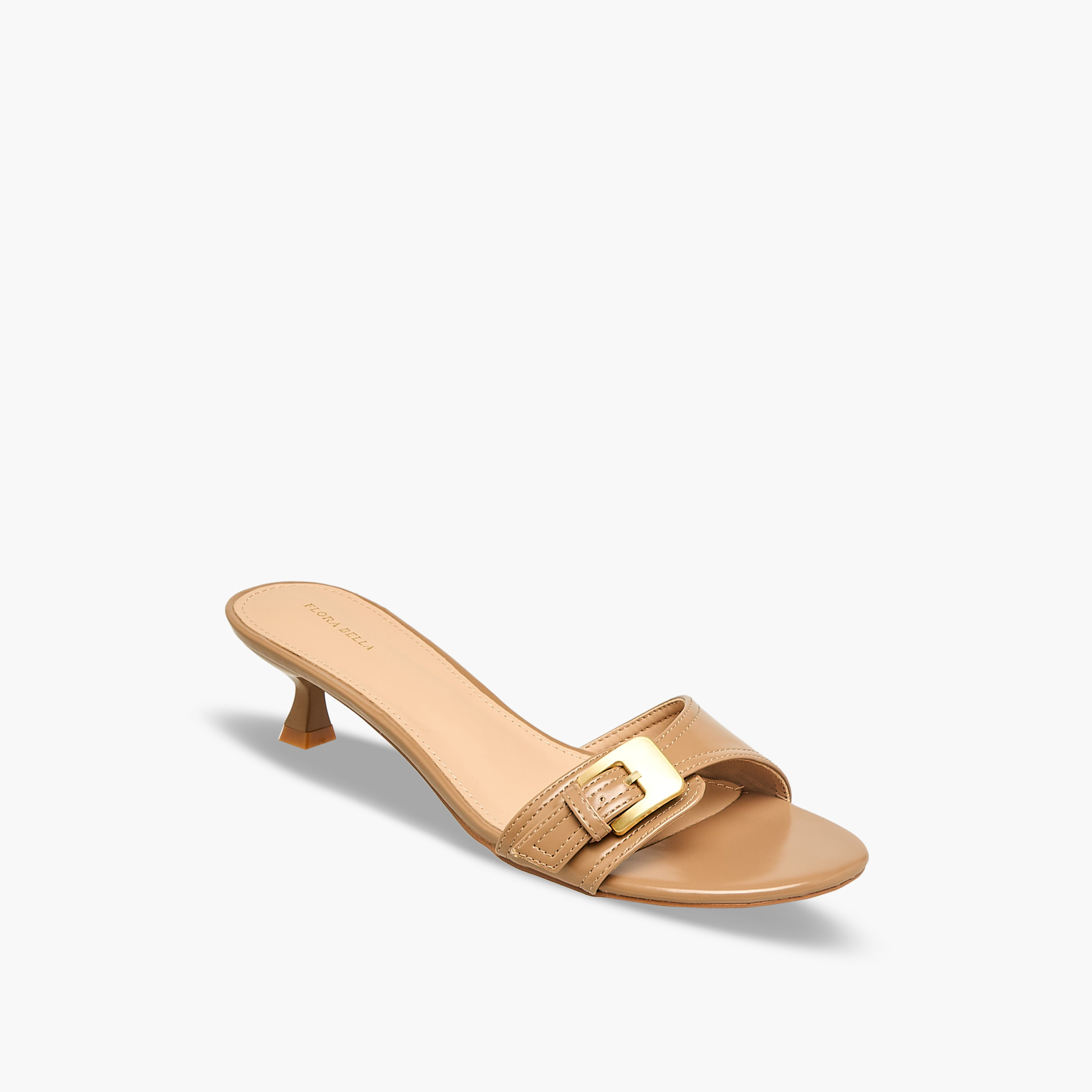 Flora Bella Women Buckle Accent Kitten Heel Sandals-women-shoes-sandals-heeled-image-2