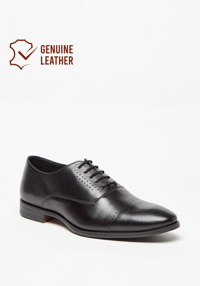 Duchini Men's Lace-Up Oxford Shoes-Oxford-image-0