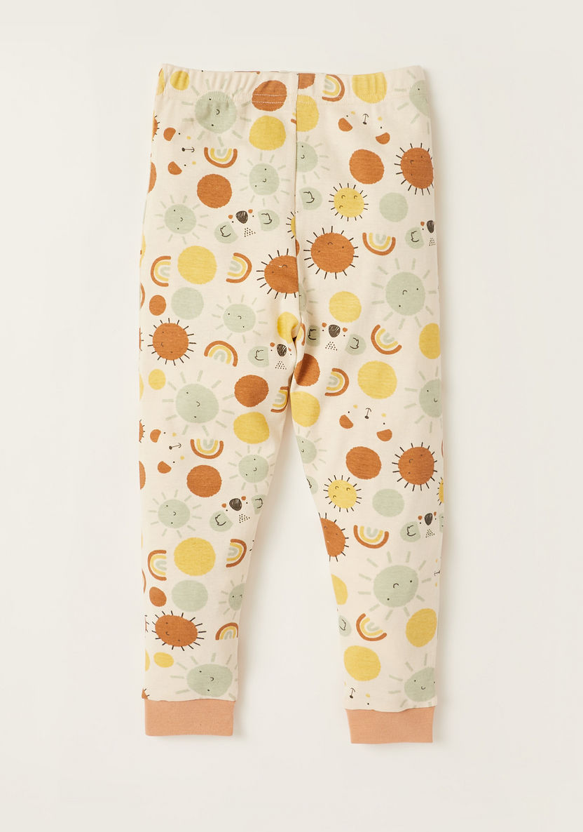 Juniors Printed Sweatshirt and Pyjama Set-Pyjama Sets-image-2