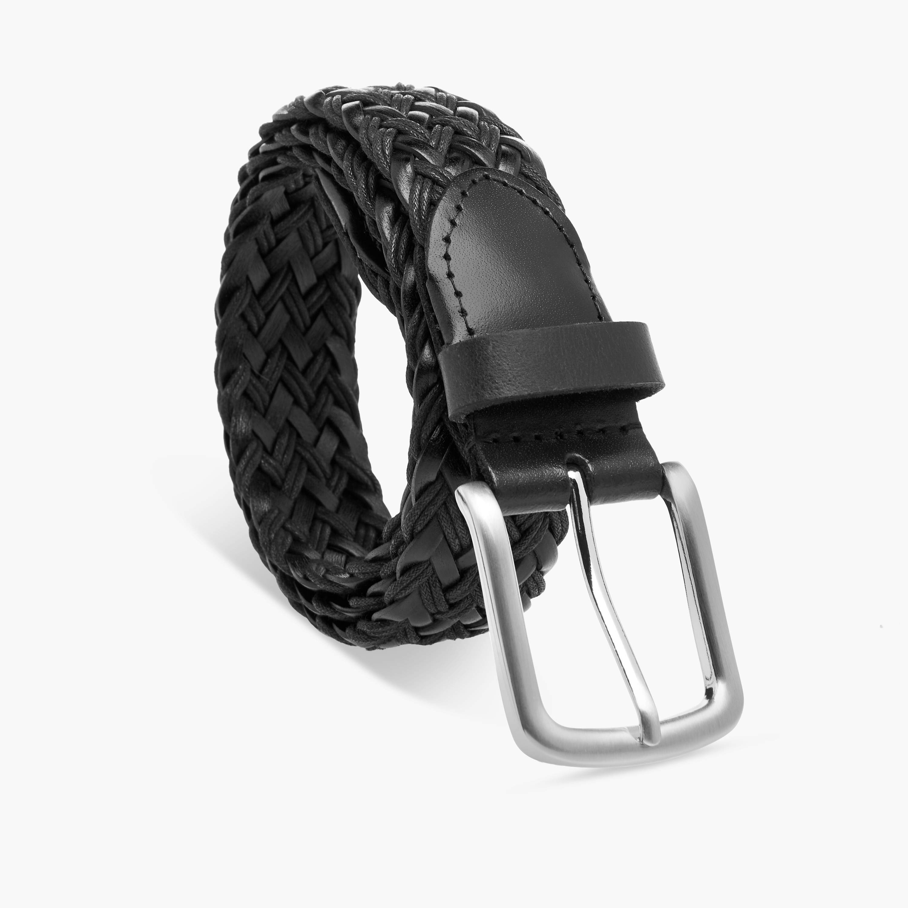 Lee Cooper Braided Belt with Pin Buckle Closure-men-beltsandwallets-belts-image-1