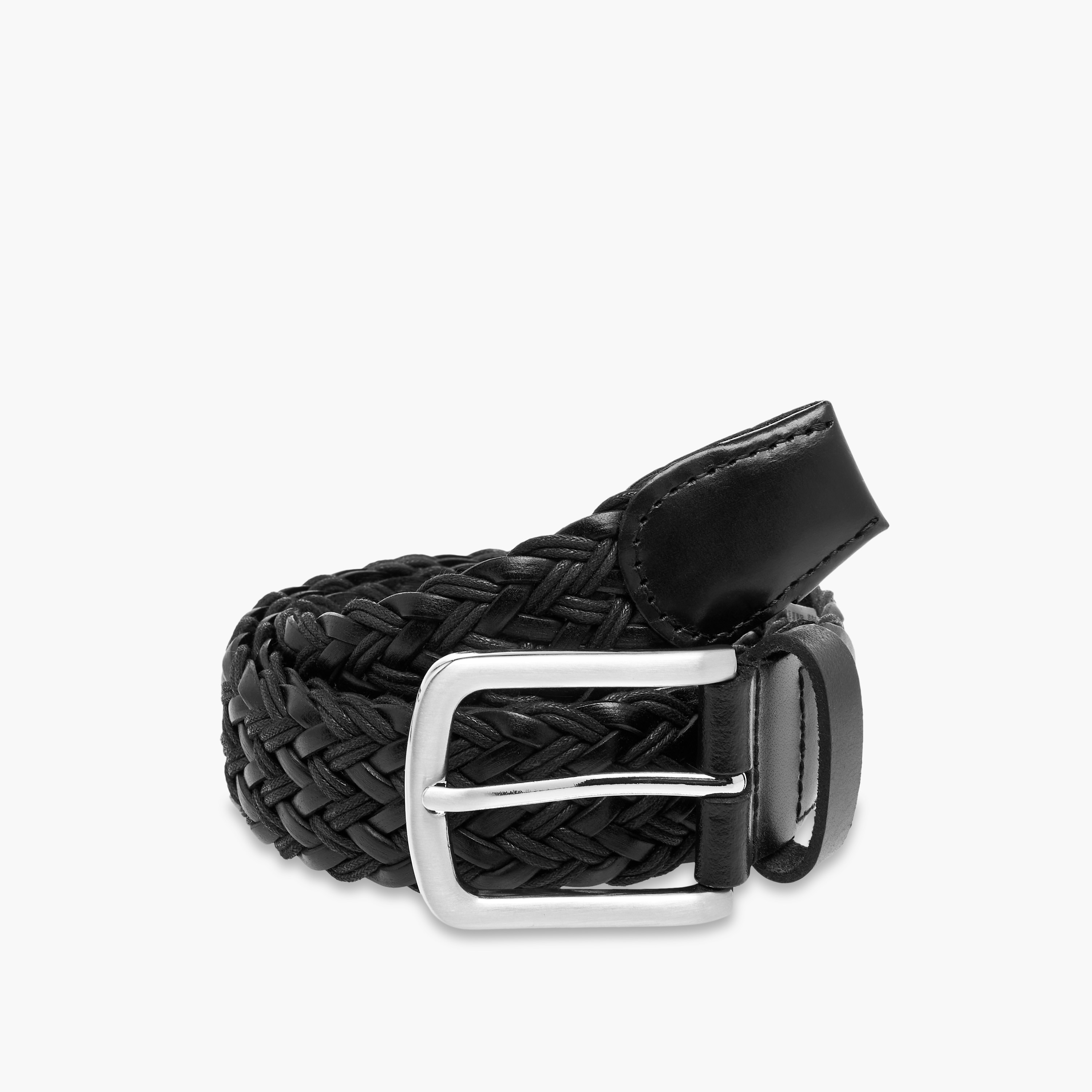 Lee Cooper Braided Belt with Pin Buckle Closure-men-beltsandwallets-belts-image-2