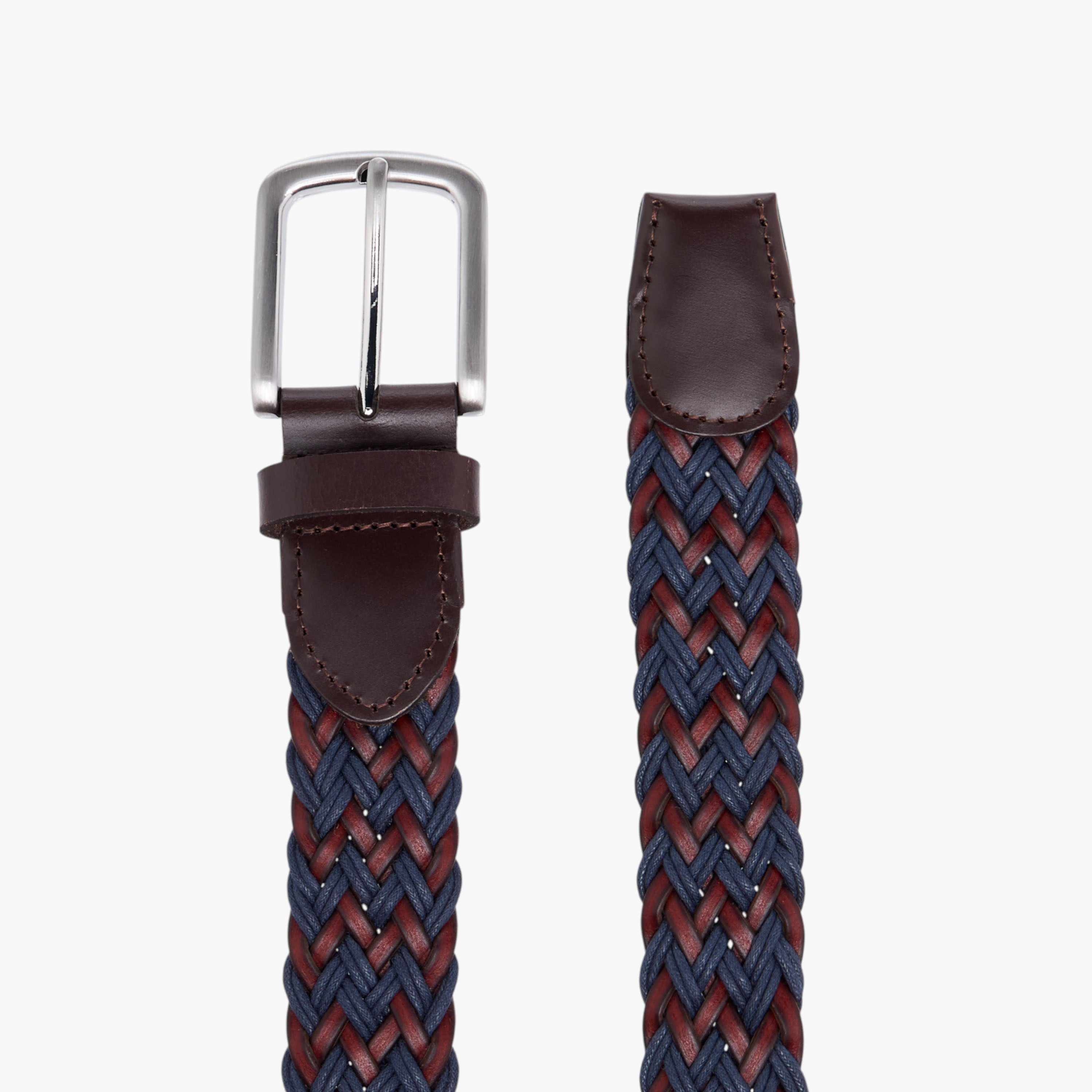 Lee Cooper Braided Belt with Pin Buckle Closure-men-beltsandwallets-belts-image-8