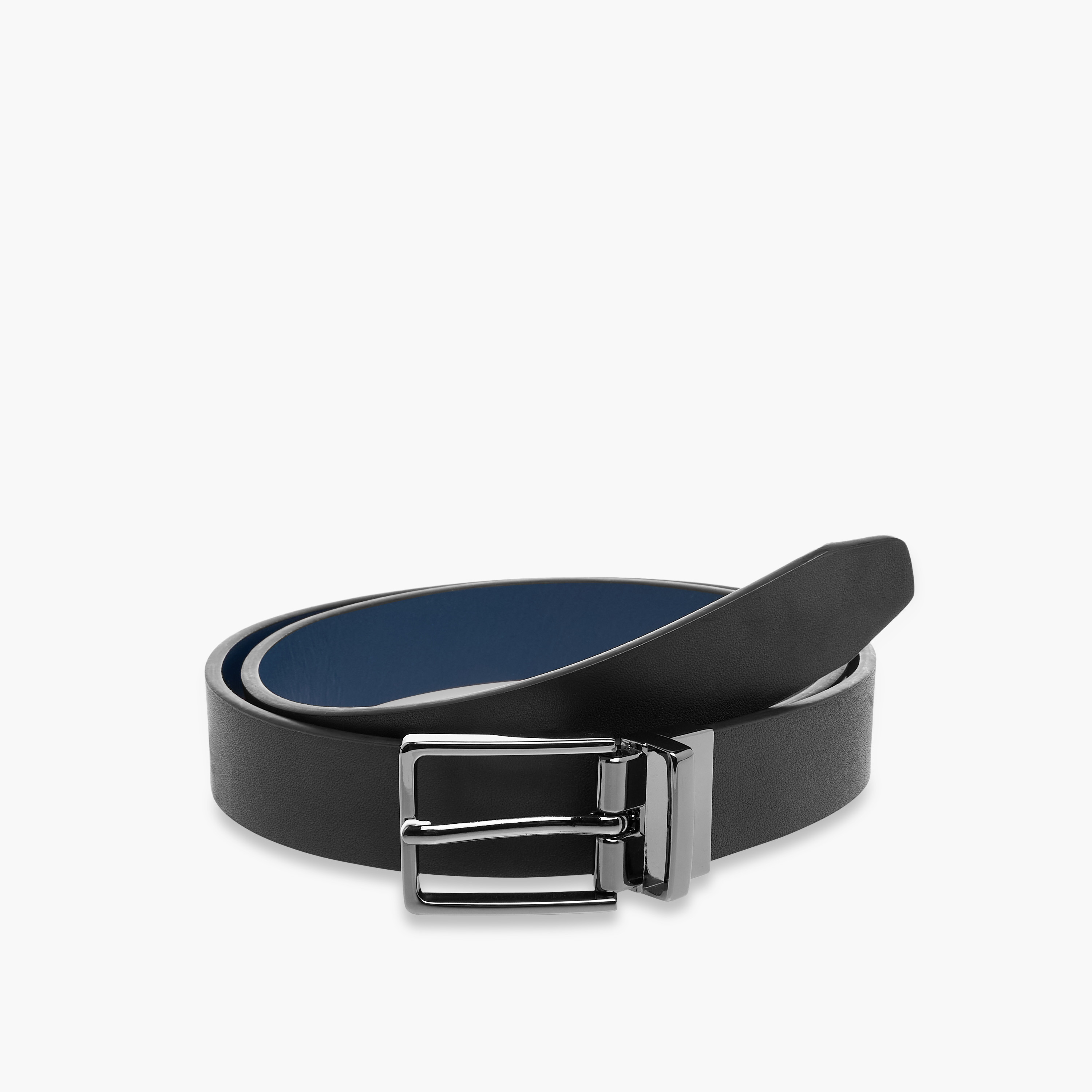 Duchini Solid Leather Belt with Pin Buckle Closure-men-beltsandwallets-belts-image-2