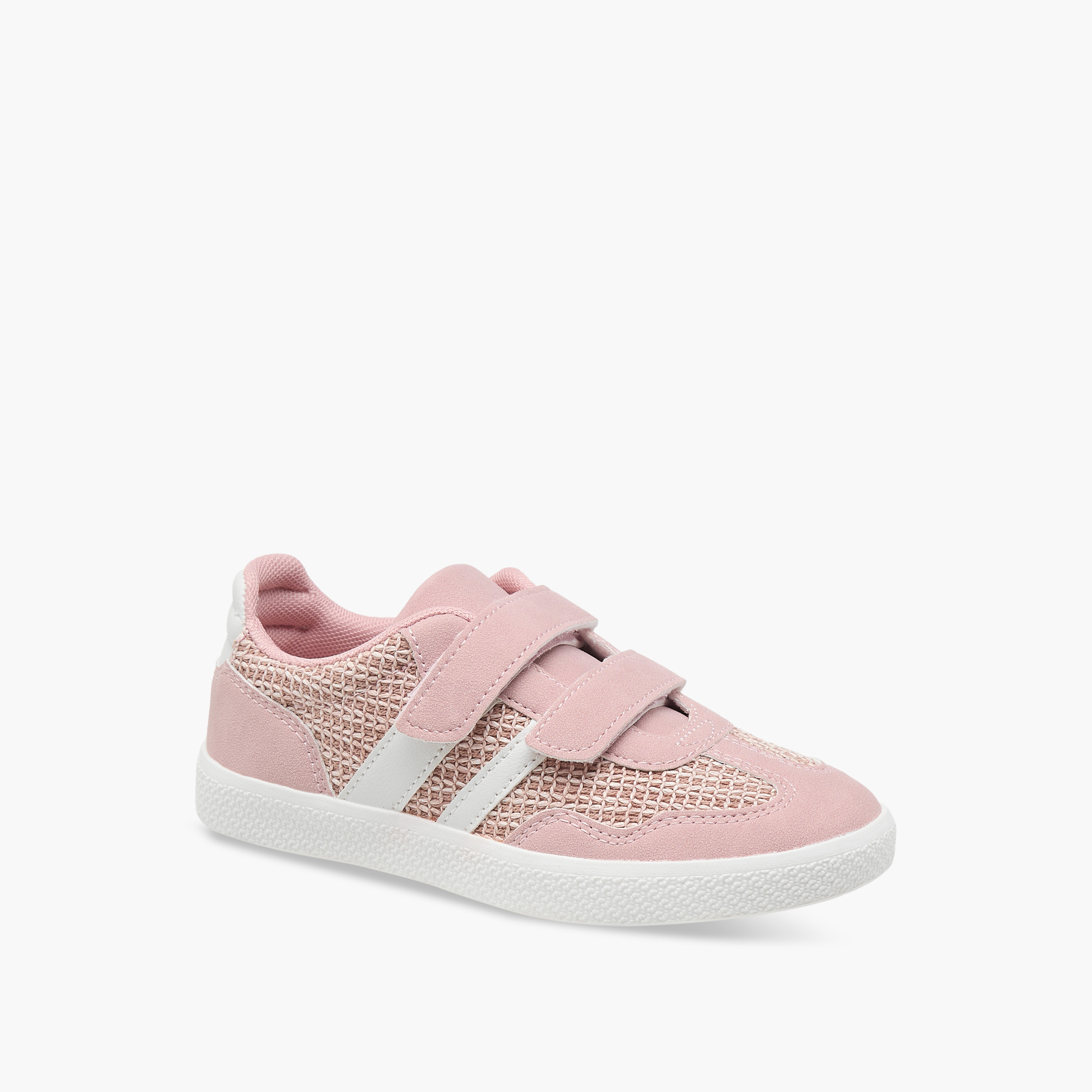 حذاء سنيكرز بألواح مع شريط إغلاق من ليتل ميسي-girls-shoes-sneakers-image-2