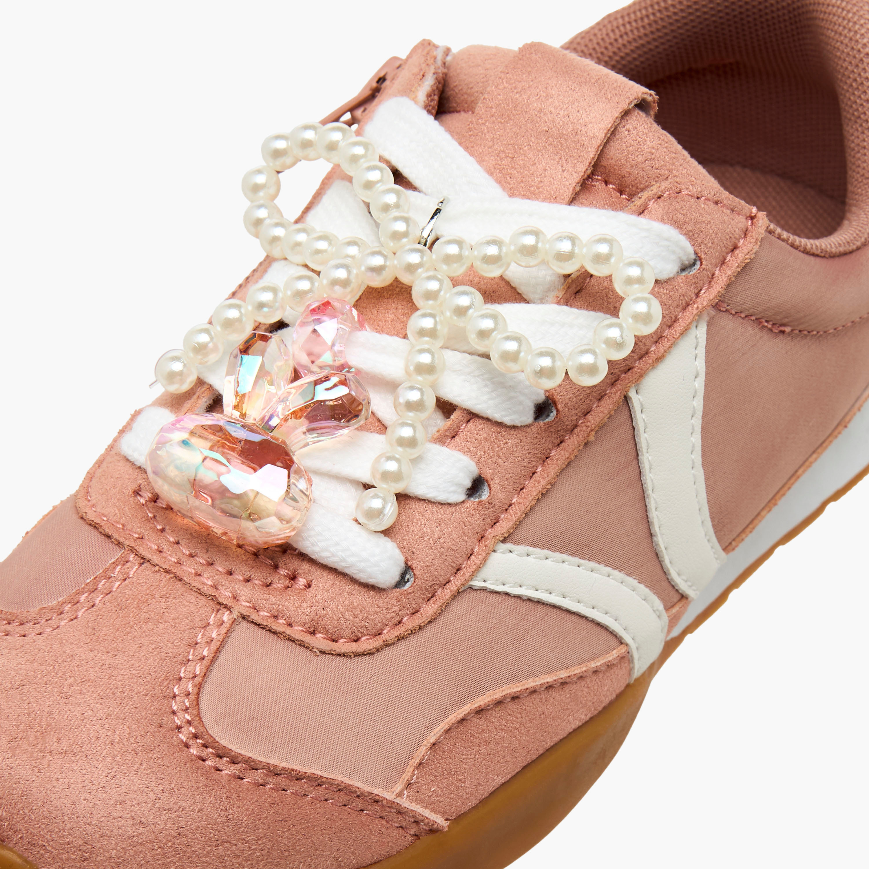 حذاء سنيكرز مزين للبنات من ليتل ميسي-girls-shoes-sneakers-image-4