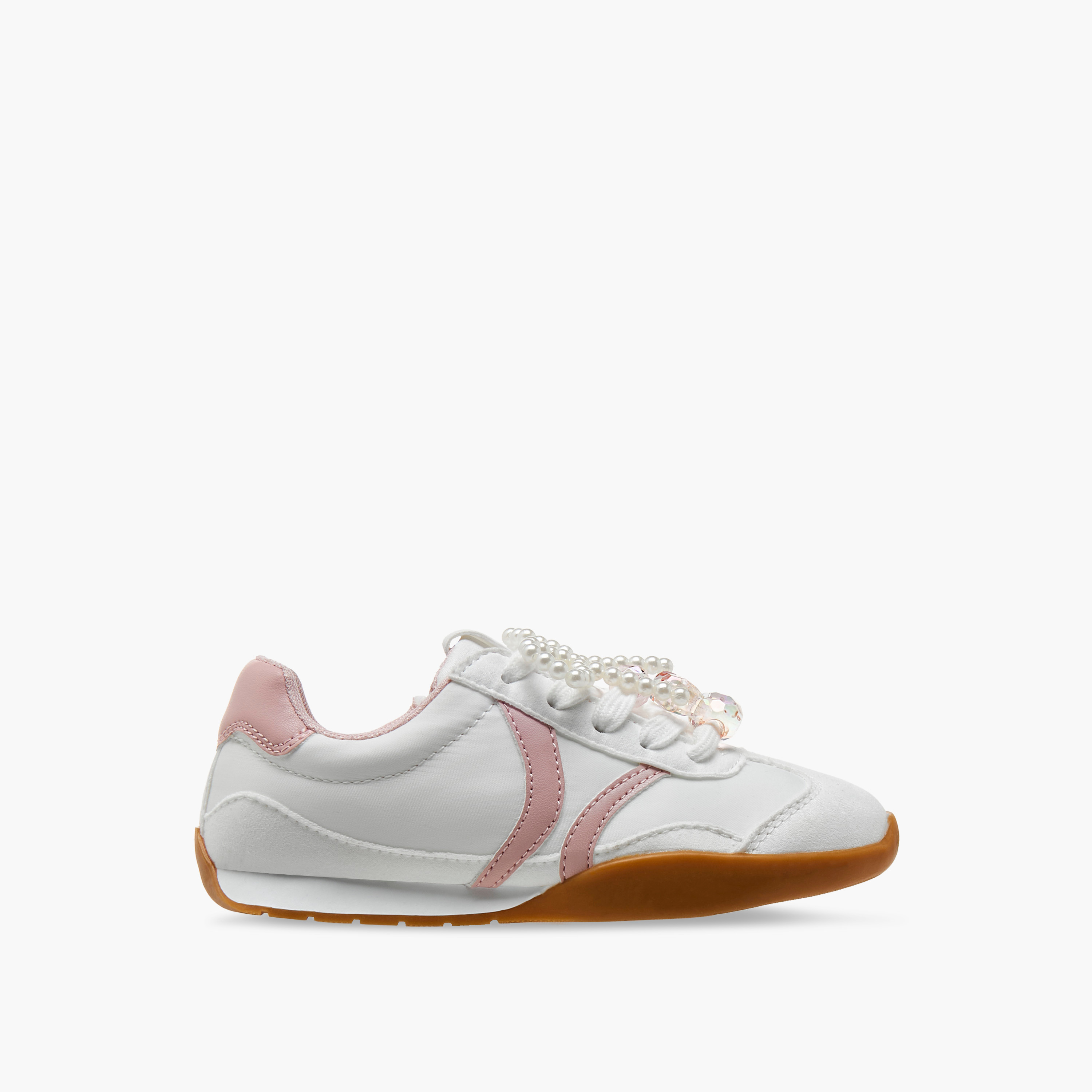 حذاء سنيكرز مزين للبنات من ليتل ميسي-girls-shoes-sneakers-image-3