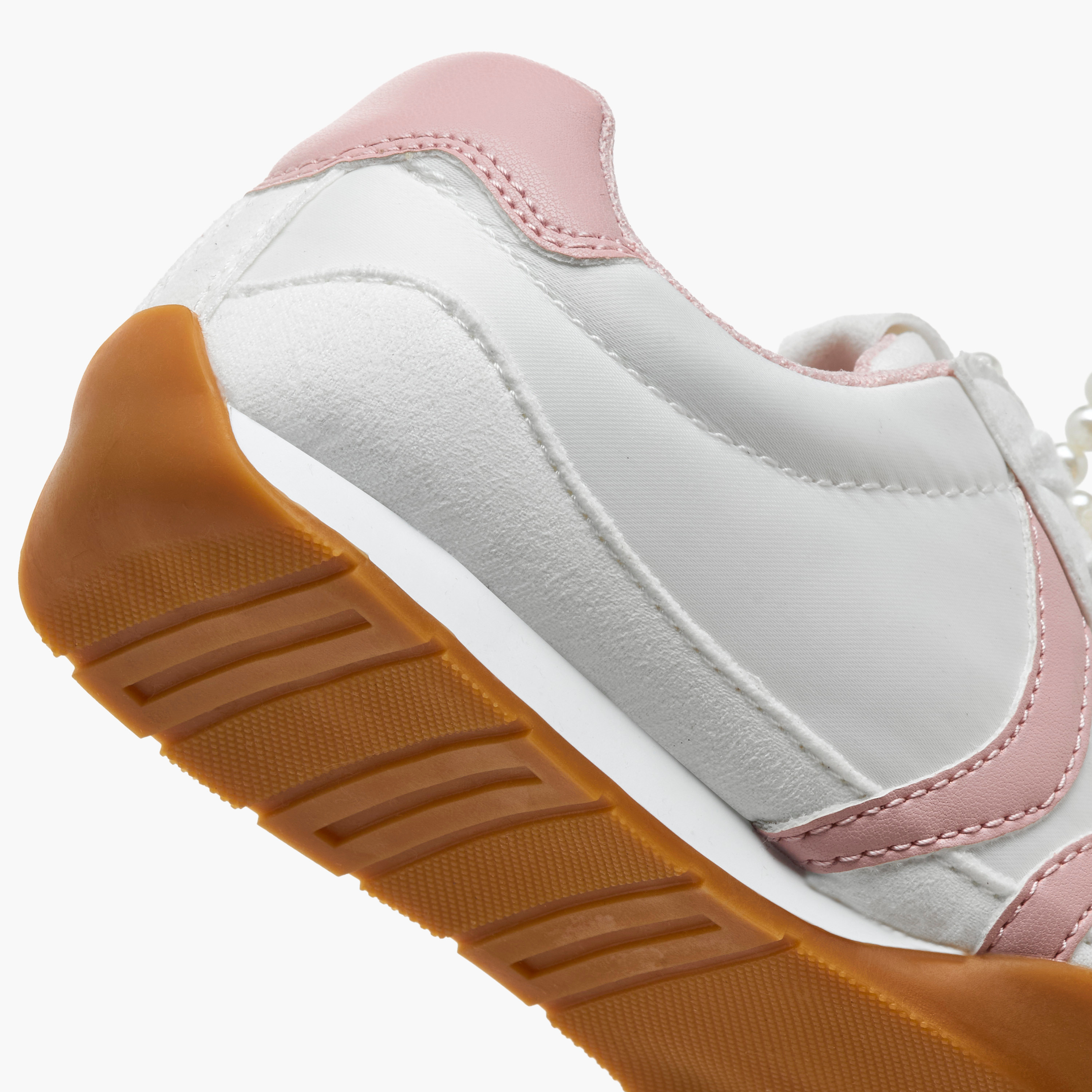 حذاء سنيكرز مزين للبنات من ليتل ميسي-girls-shoes-sneakers-image-5