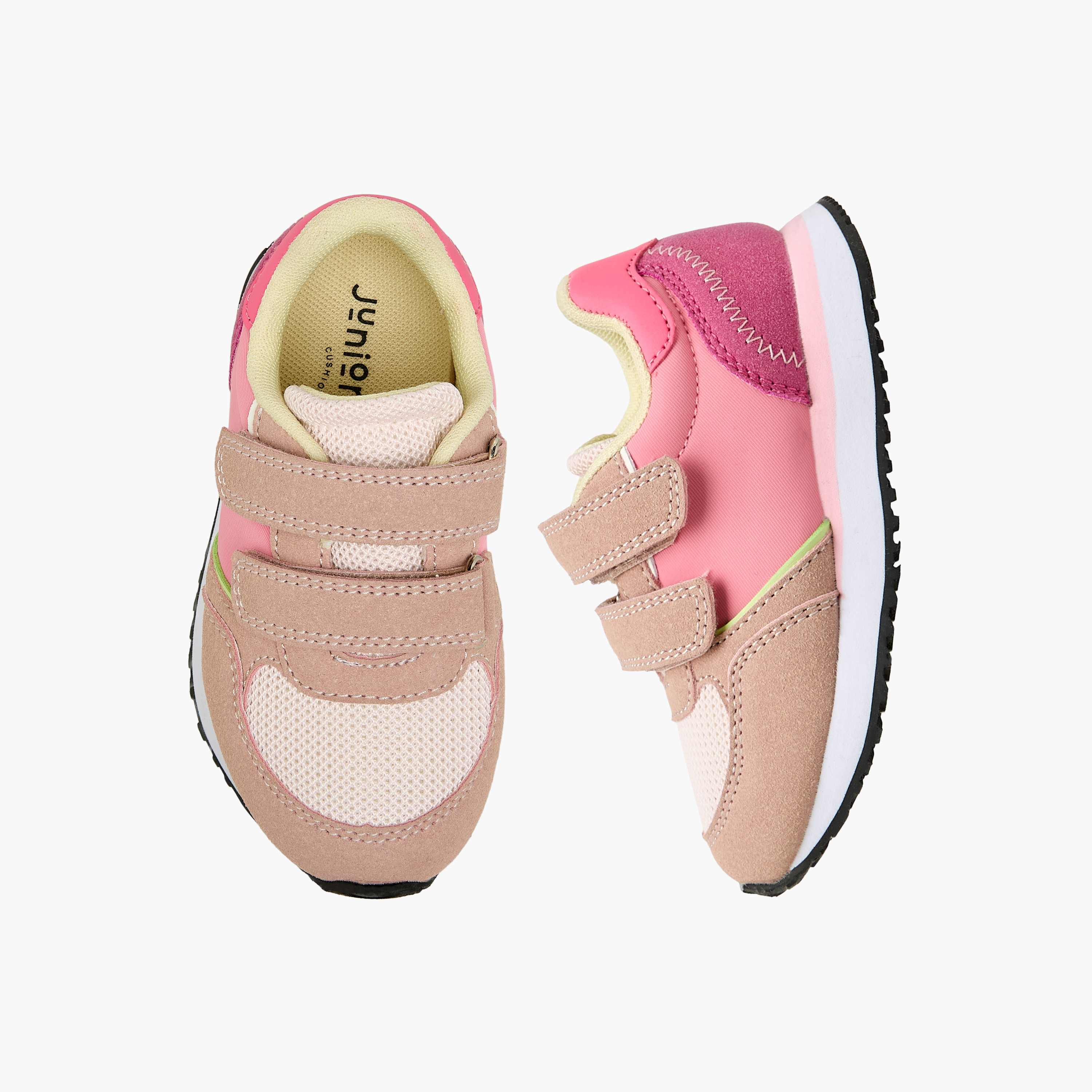 حذاء سنيكرز للكاحل بشريط لاصق للبنات من جونيورز-girls-shoes-sneakers-image-1